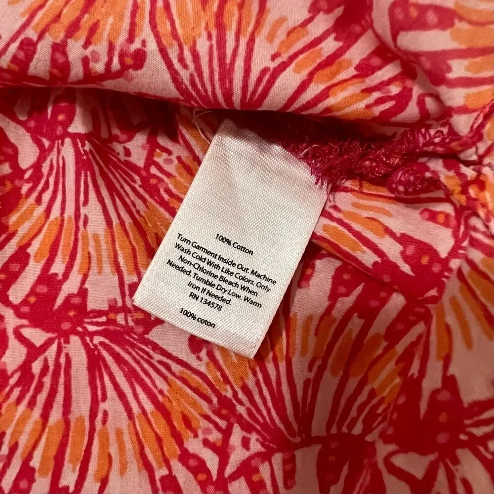 Vineyard Vines Girls Youth Shell Tunic Shirt XS 5/6